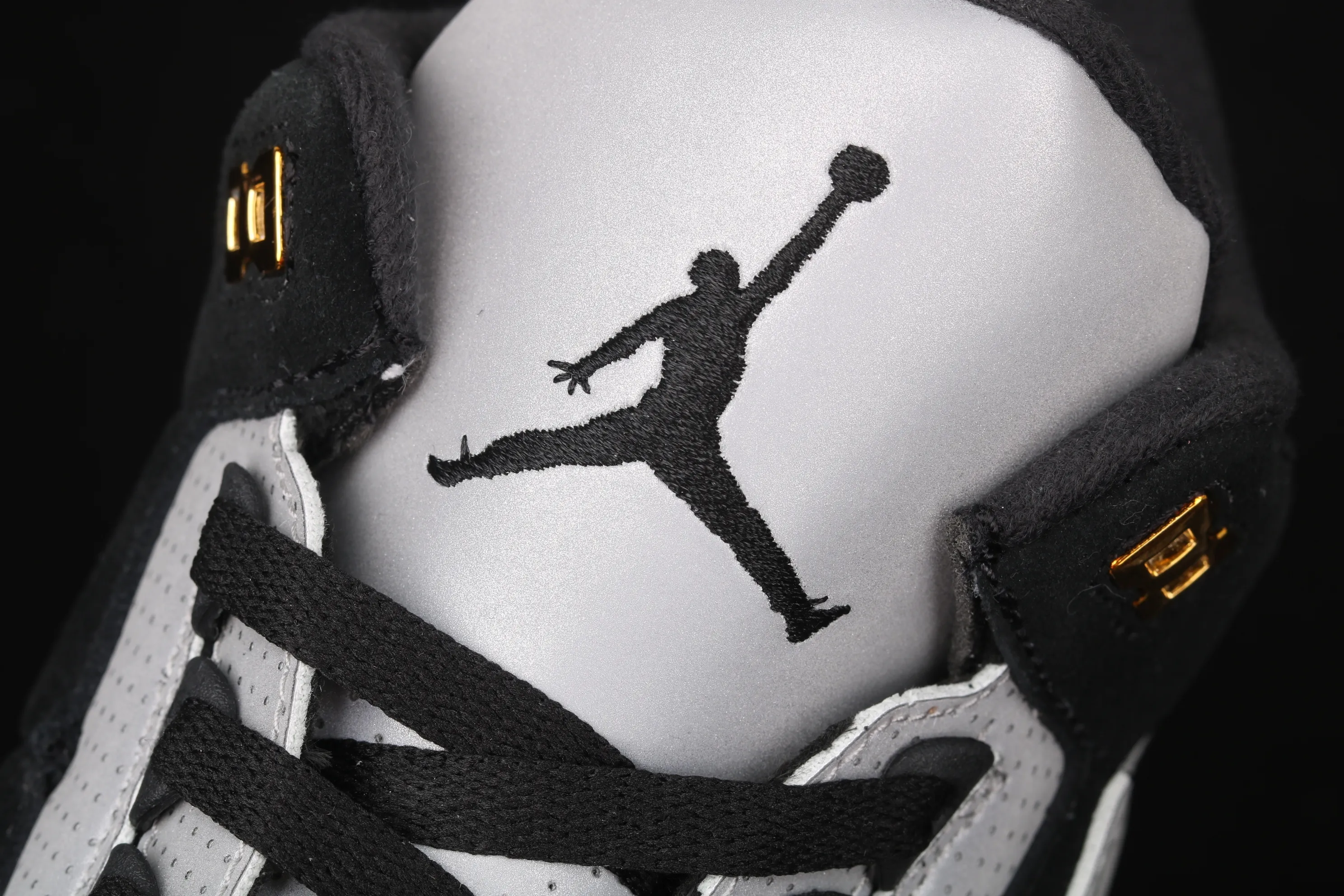 All categories Air Jordan Jordan series basketball shoes Air Jordan 3 Air Jordan 3 Retro Tinker AJ3 Joe 3 reflective black cement CK4348-007